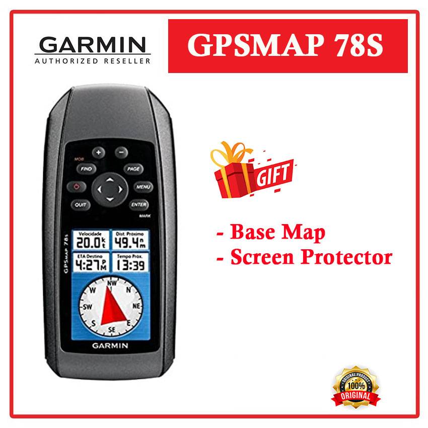 Garmin GPSMAP 78s Tracking GPS **Original set (FREE Base MAP + Screen Protector)